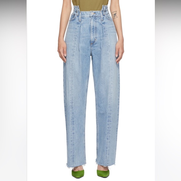 AGOLDE PIECED ANGLED JEANS - Picture 1 of 6